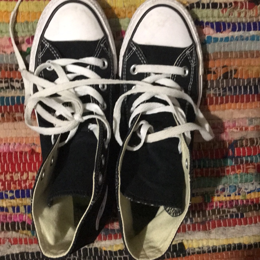 Black Converse High Top Sneakers